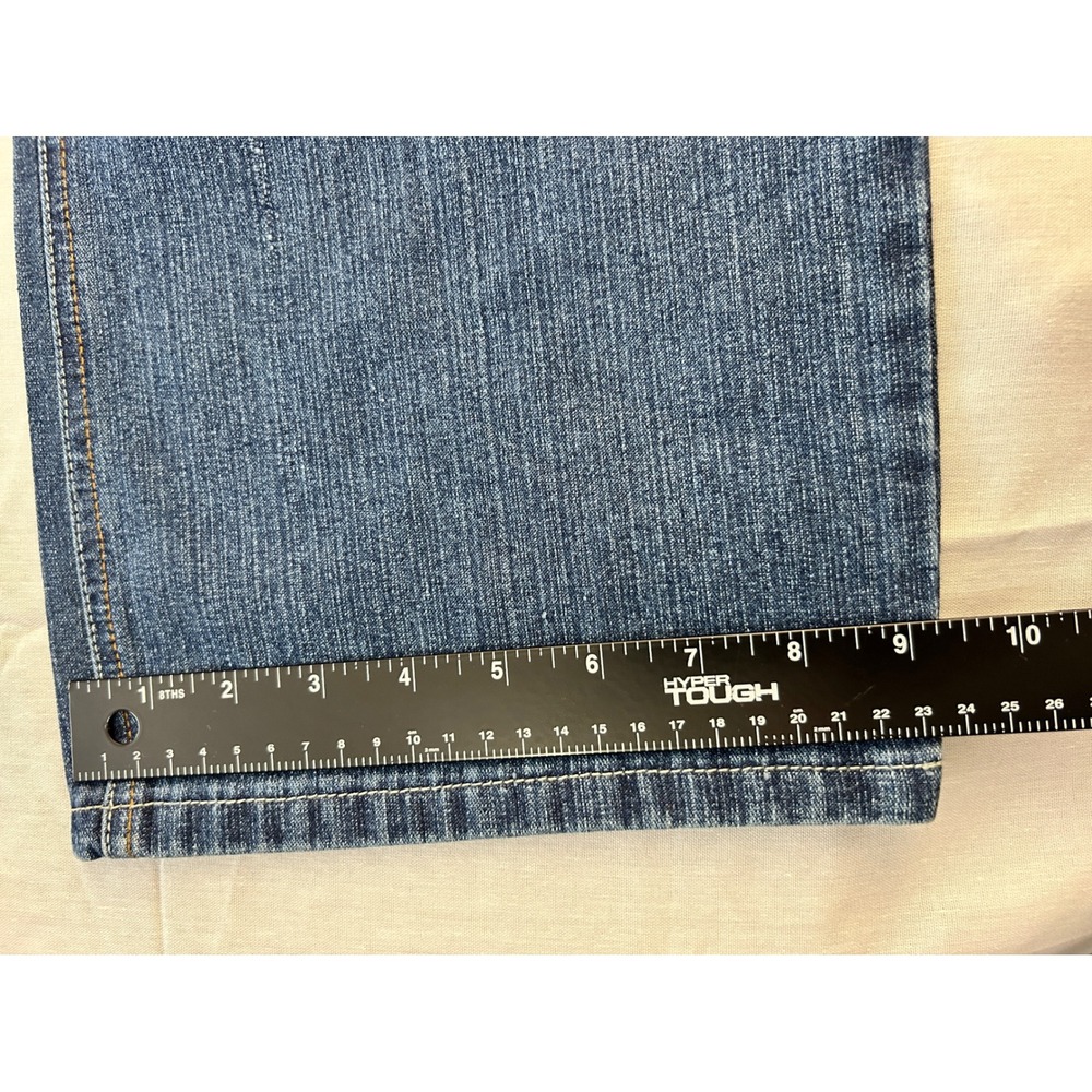 Ignition NYC Vintage Wide Leg Skater Jeans Blue Denim Baggy Y2K Size 29x30 - Picture 4 of 9